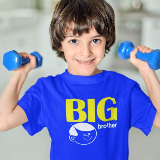 Big Brother Boy Printed Cotton T-Shirt
