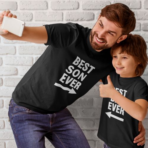 Best Mom, Dad and Son Family T-Shirt set of 3