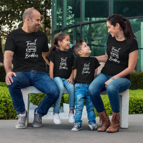Travel Buddies Matching Family T-shirts