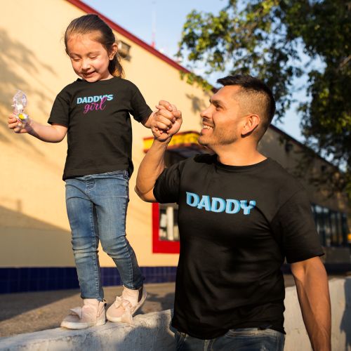 Daddy/Daddy's Girl T-shirt for Dad /Daughter Set of 2