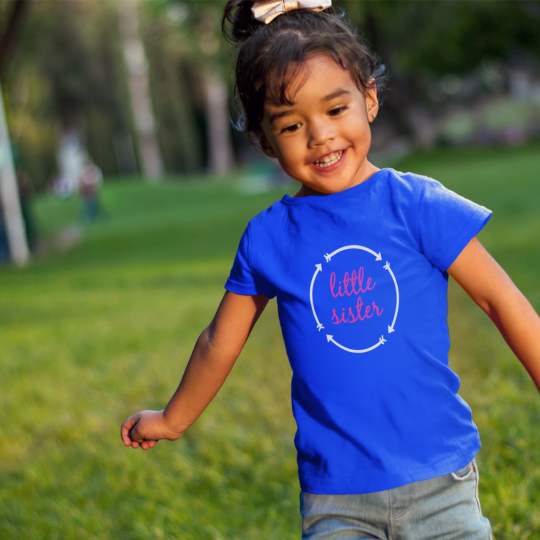 Little Sister Printed Cotton T-Shirt
