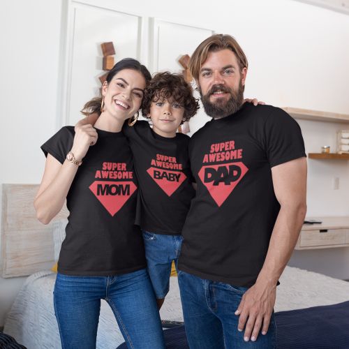 Super Awesome Matching Family T-Shirts
