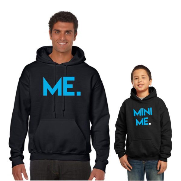 family sweatshirt of father and son