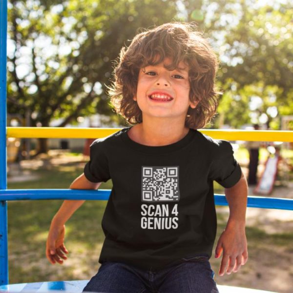 Scan for Genius Cotton Printed T-Shirt
