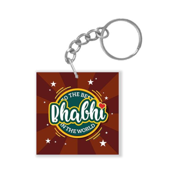Best Bhabhi in the World Keychain