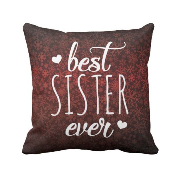 best sister ever cushion cover