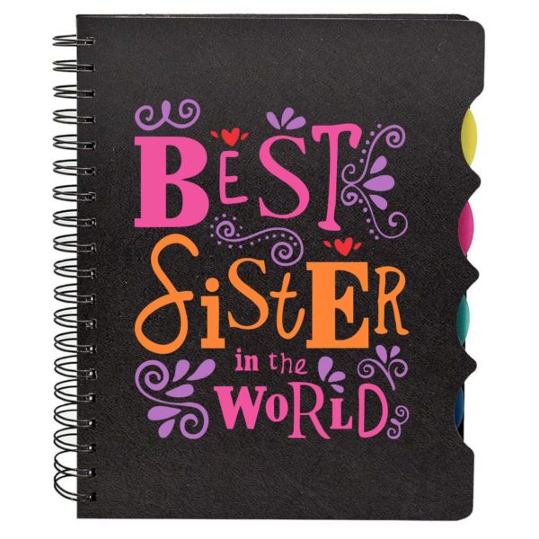 Best Sister In The World Printed Notebook