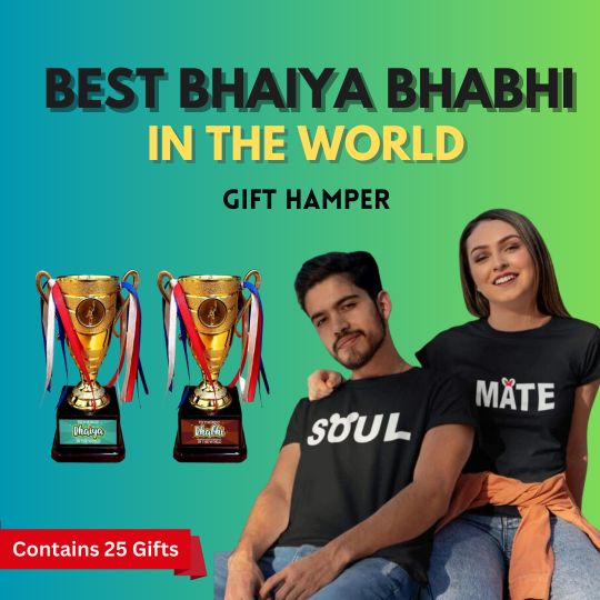 Best Bhaiya Bhabhi in the world gift hamper