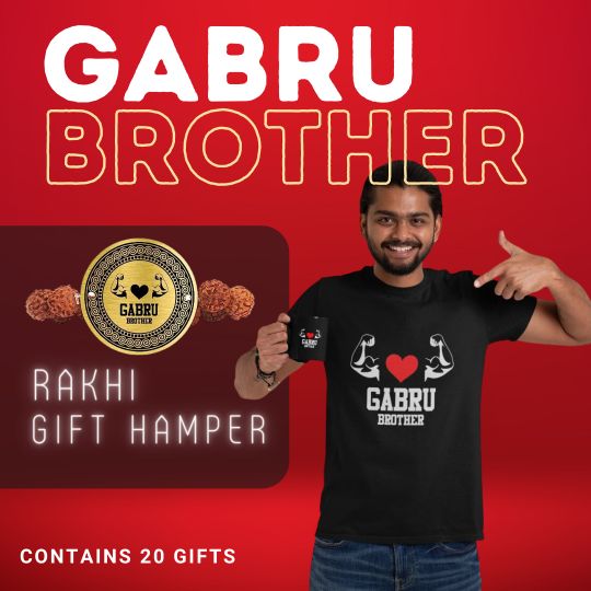 gabru brother rakhi gift hamper