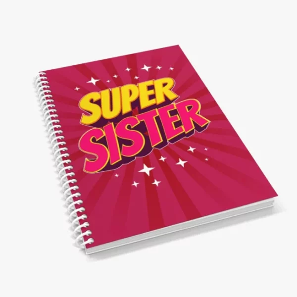 Super Sister Raksha Ruled Pages Notebook