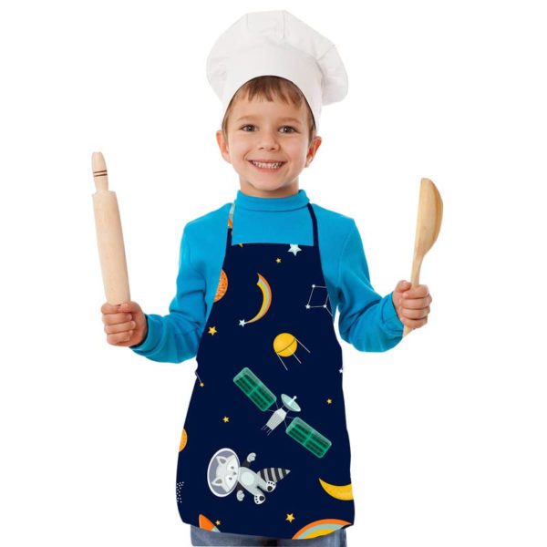 Space Kids Apron for Boy