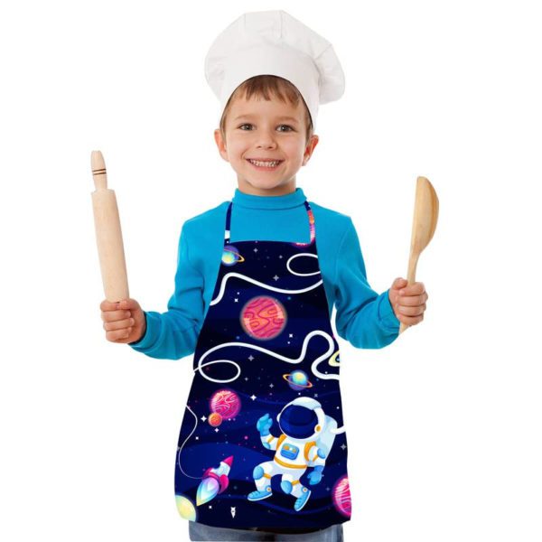 Astronaut Kids Chef Apron for Boy