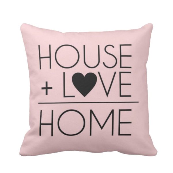 House and Love is Home Cushion Cover