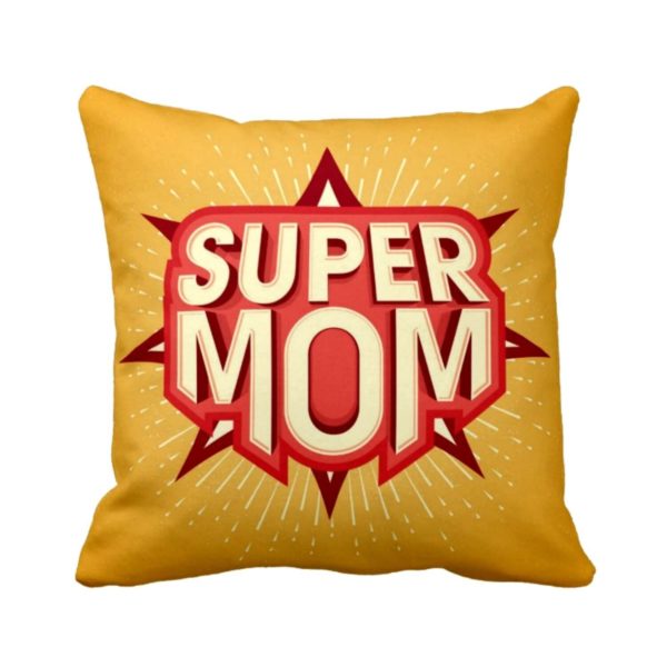 Starry Super Mom Cushion Cover