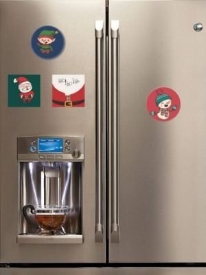 Christmas fridge magnet