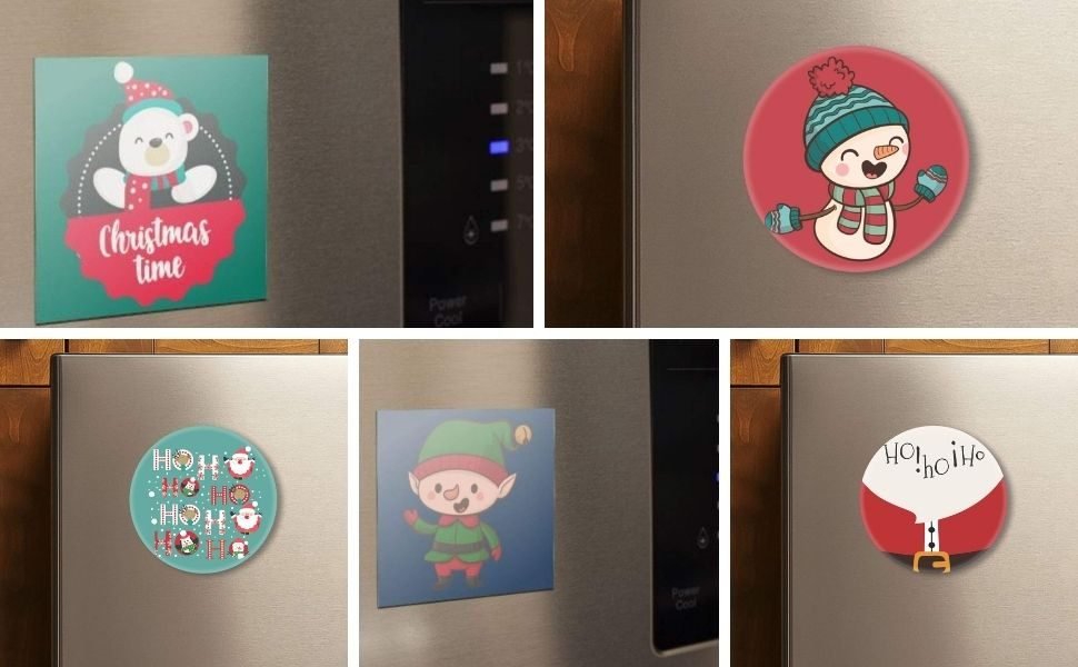 Christmas fridge magnet