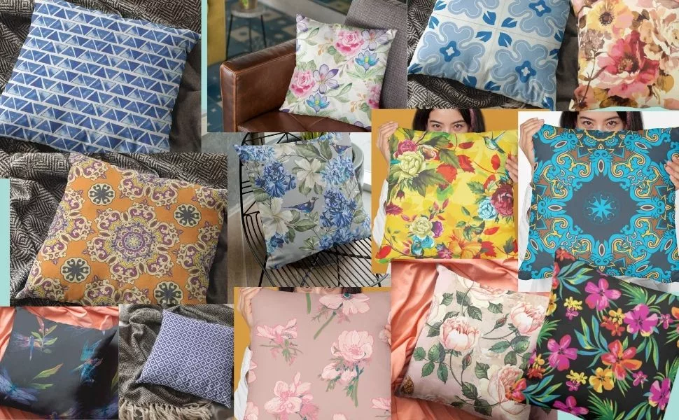 Assorted floral cushion cover